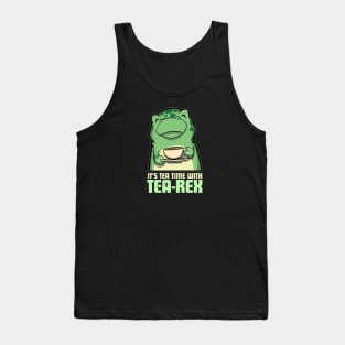 It's Tea-time With Tea-Rex Tank Top